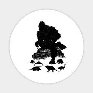 Bigfoot Opossum Magnet